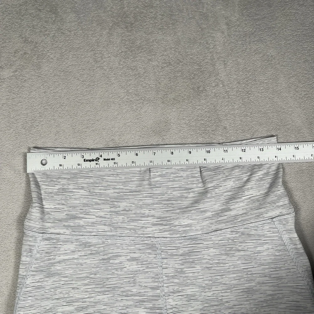 Lululemon Wunder Under Mesh High Rise Tight Leggings 10 Gray W5BK4S